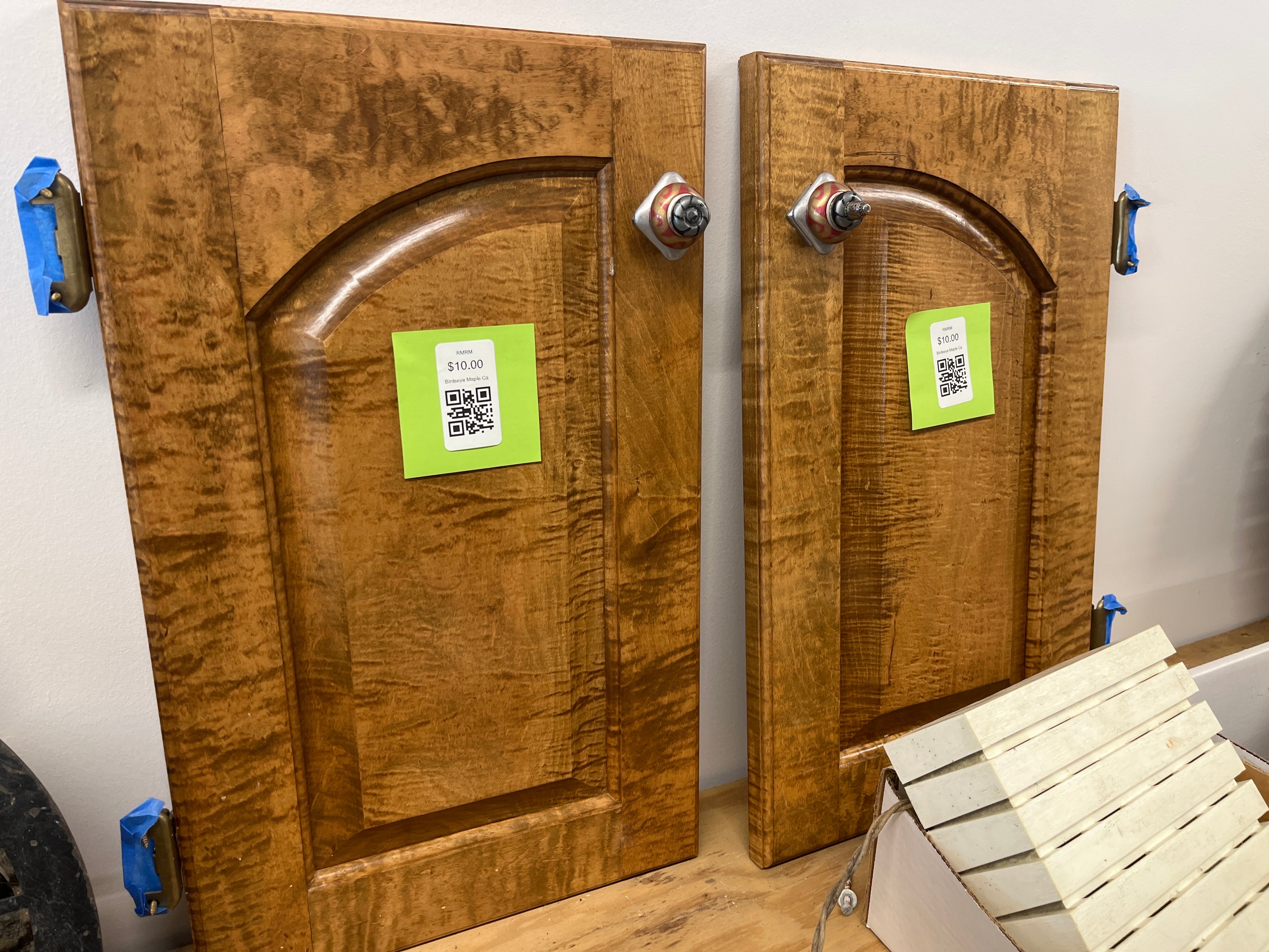 Birdseye Maple Cabinet Door