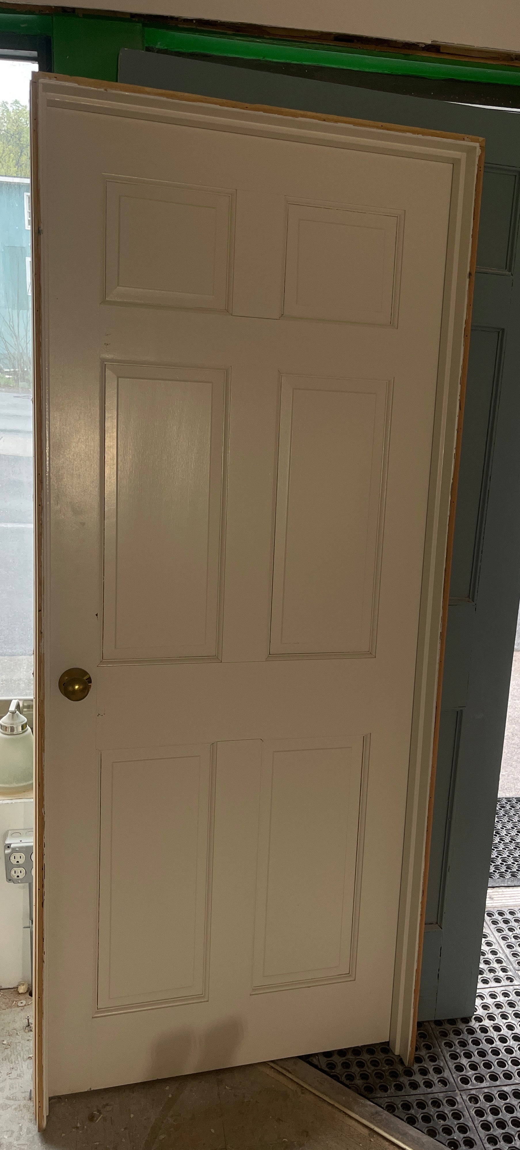 32” 6-panel pine door prehung RH