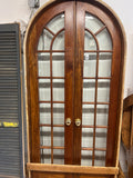 Arched Double Interior Door