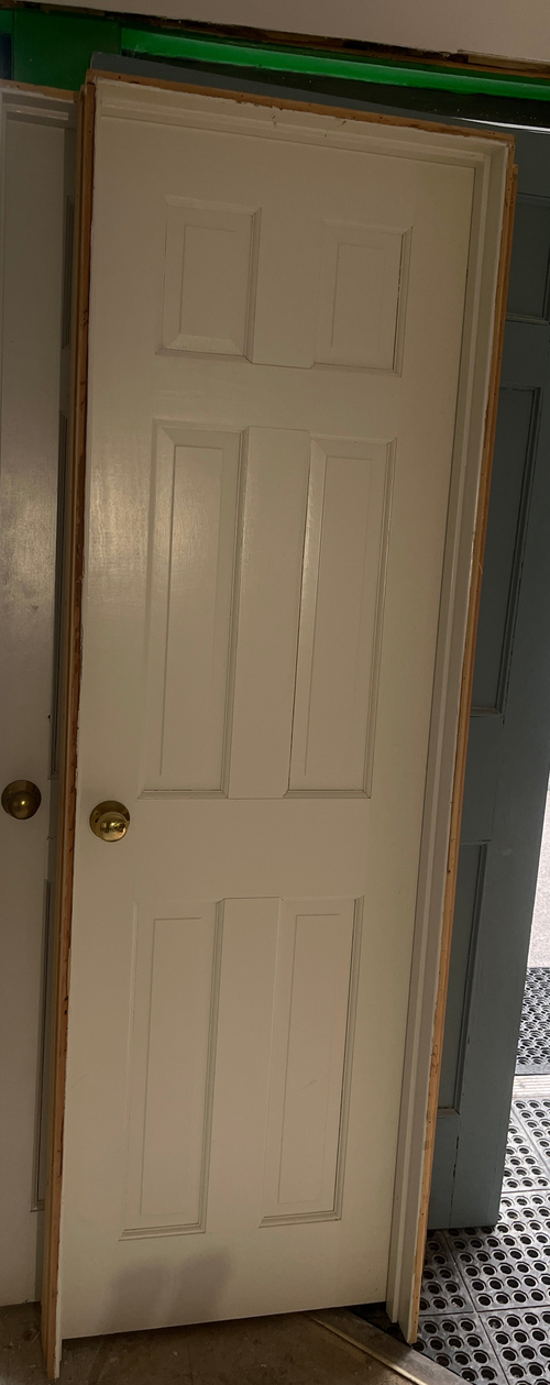 24” 6-panel pine prehung door (RH)