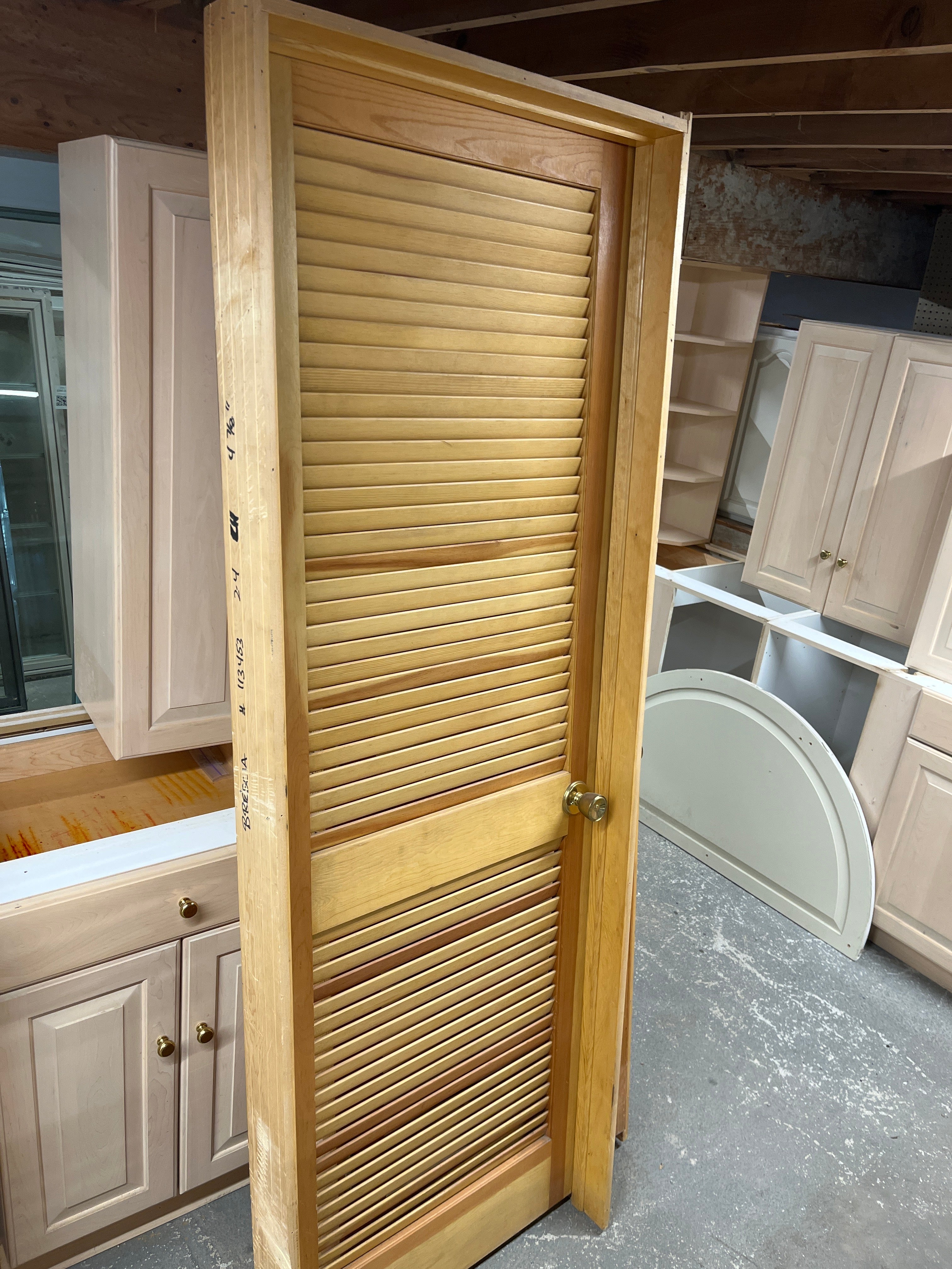 28x80” full louver door