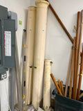 Wood Porch Columns. Hollow