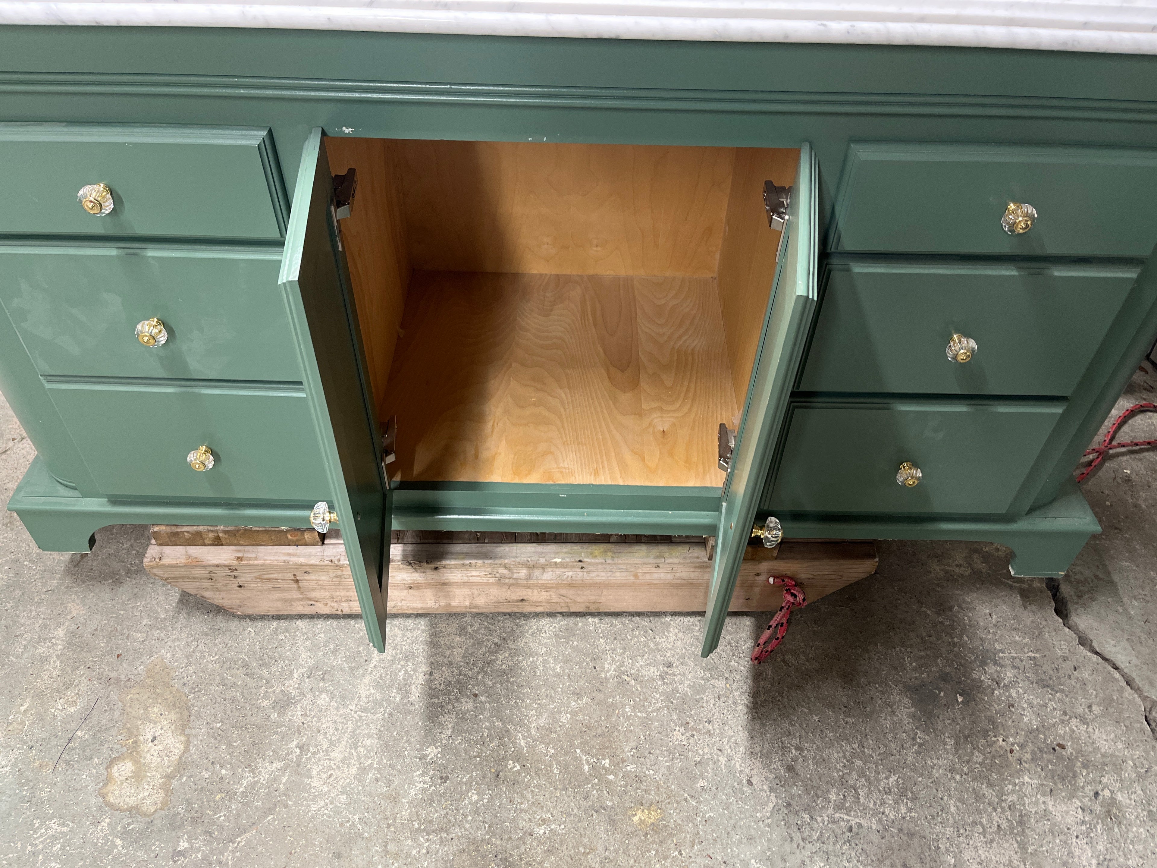 Green Bathroom Vanity