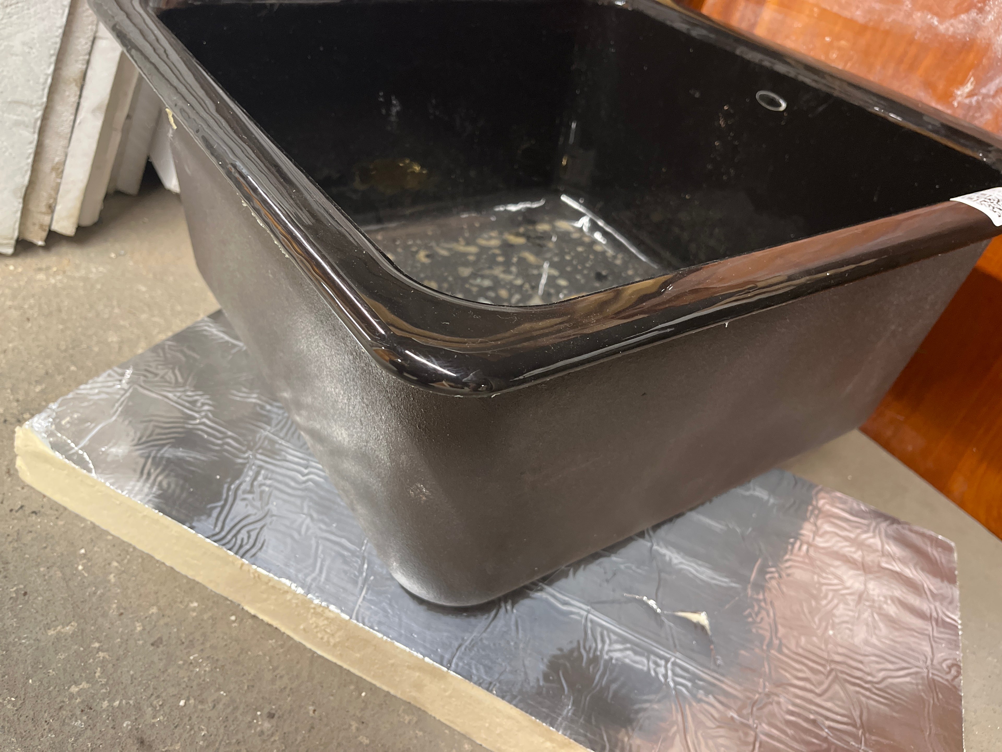 Black Kohler Cast Iron Bar Sink