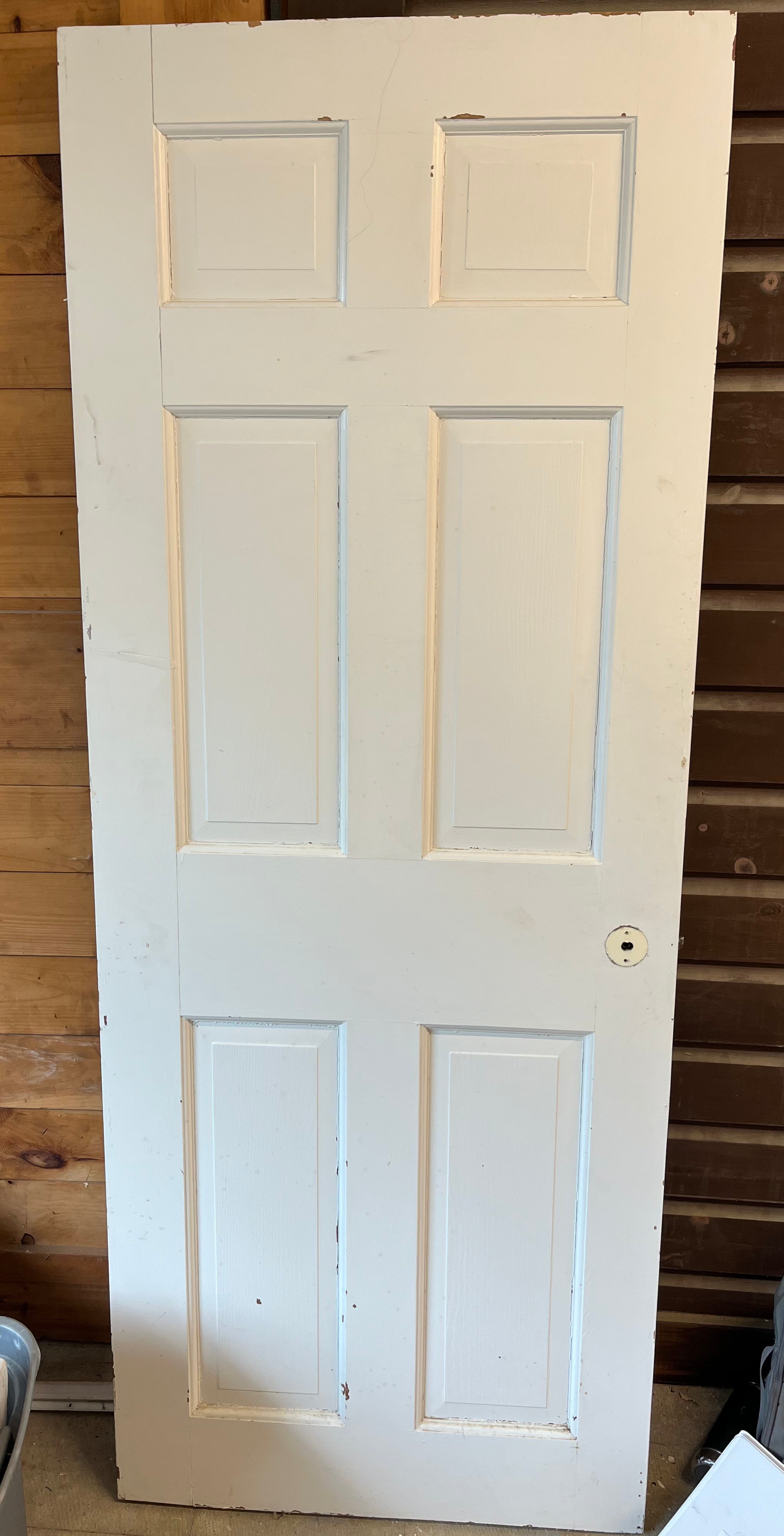 30x76.5” 6-panel pine door