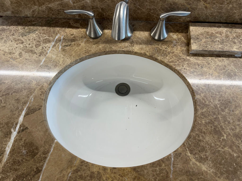 Double Vanity with Stone Top