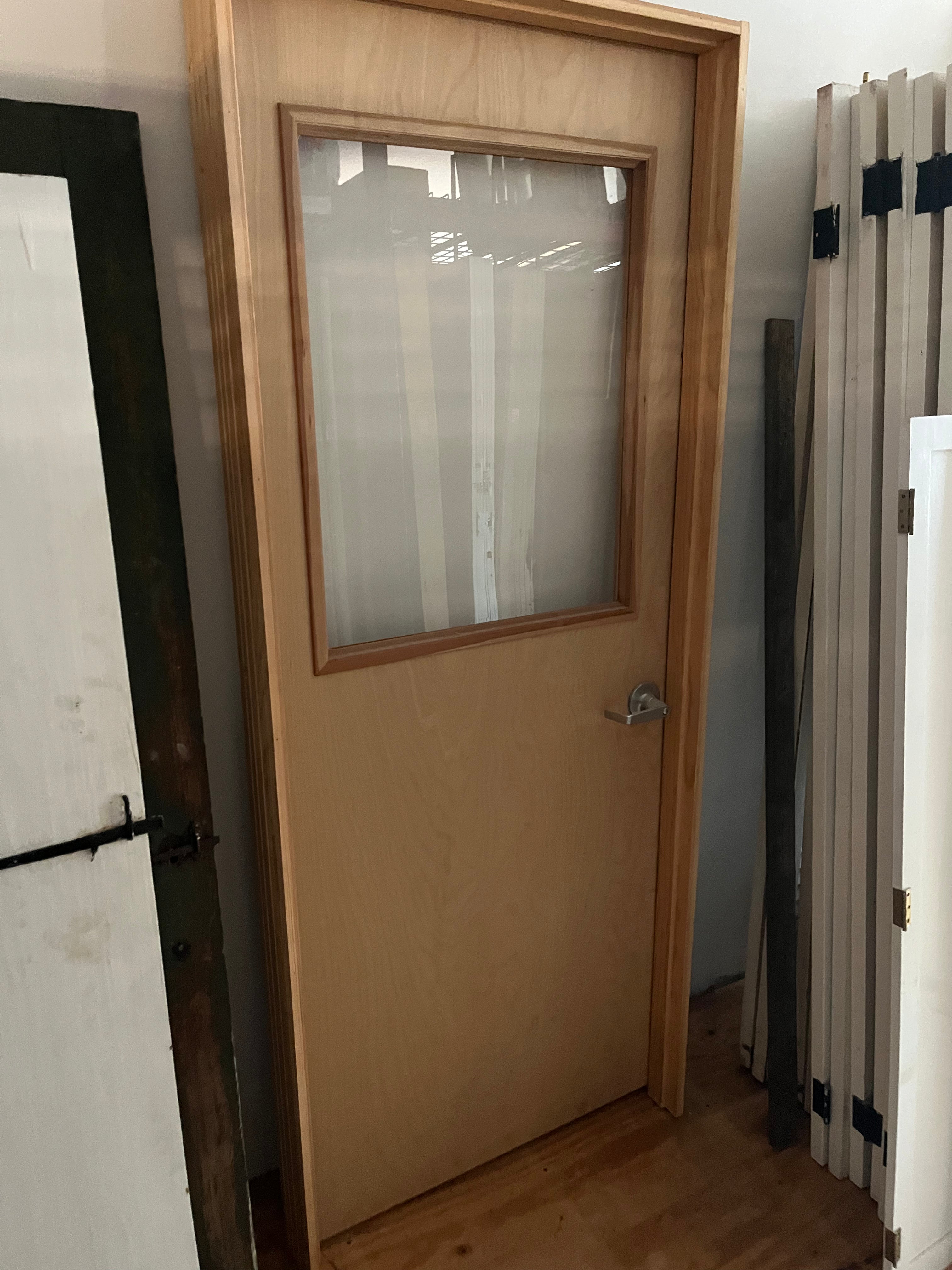 32x80 Commercial 1/2 Lite Door