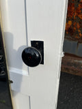 Red Glass Doorknob