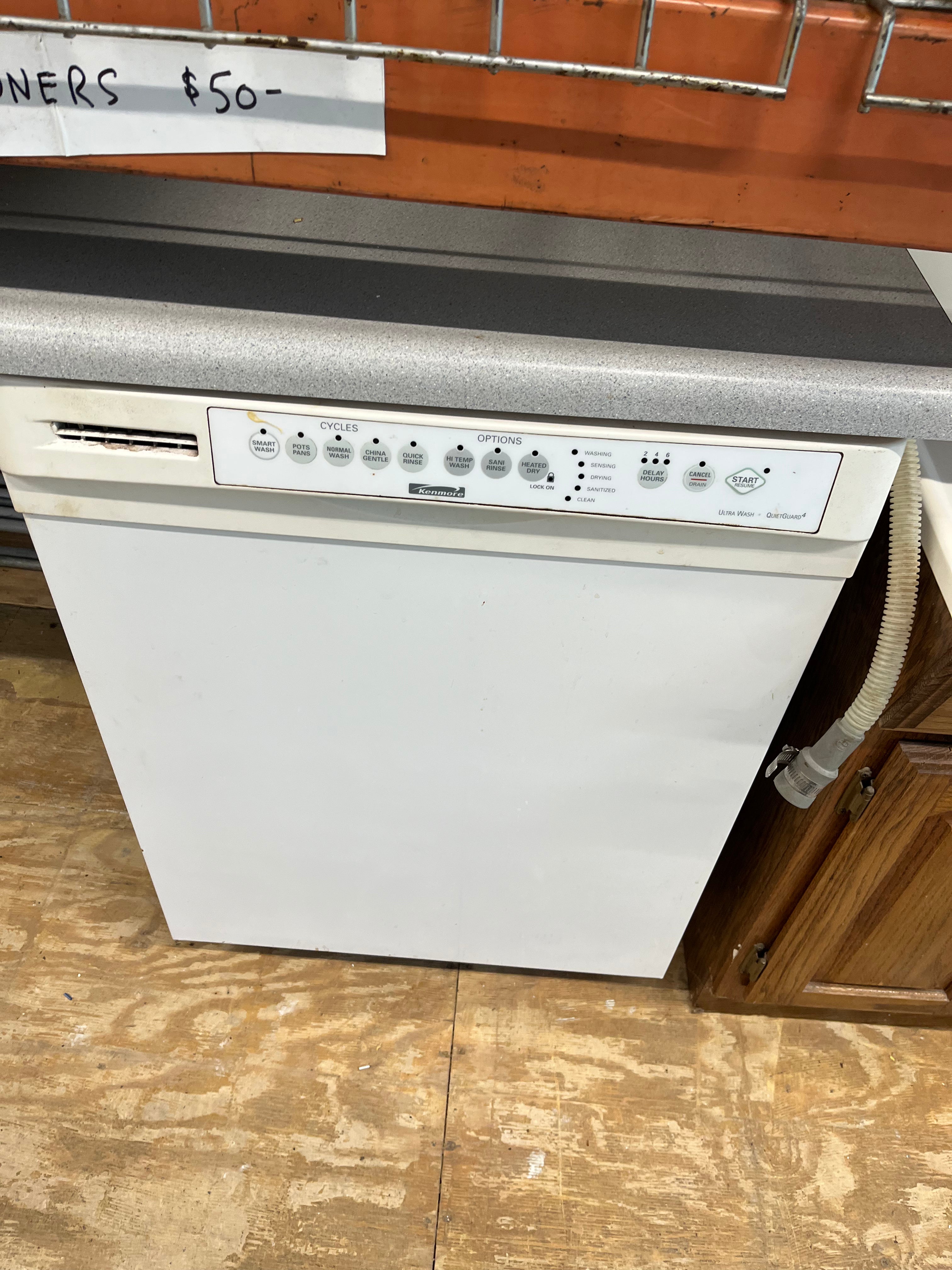Dishwasher, White Kenmore