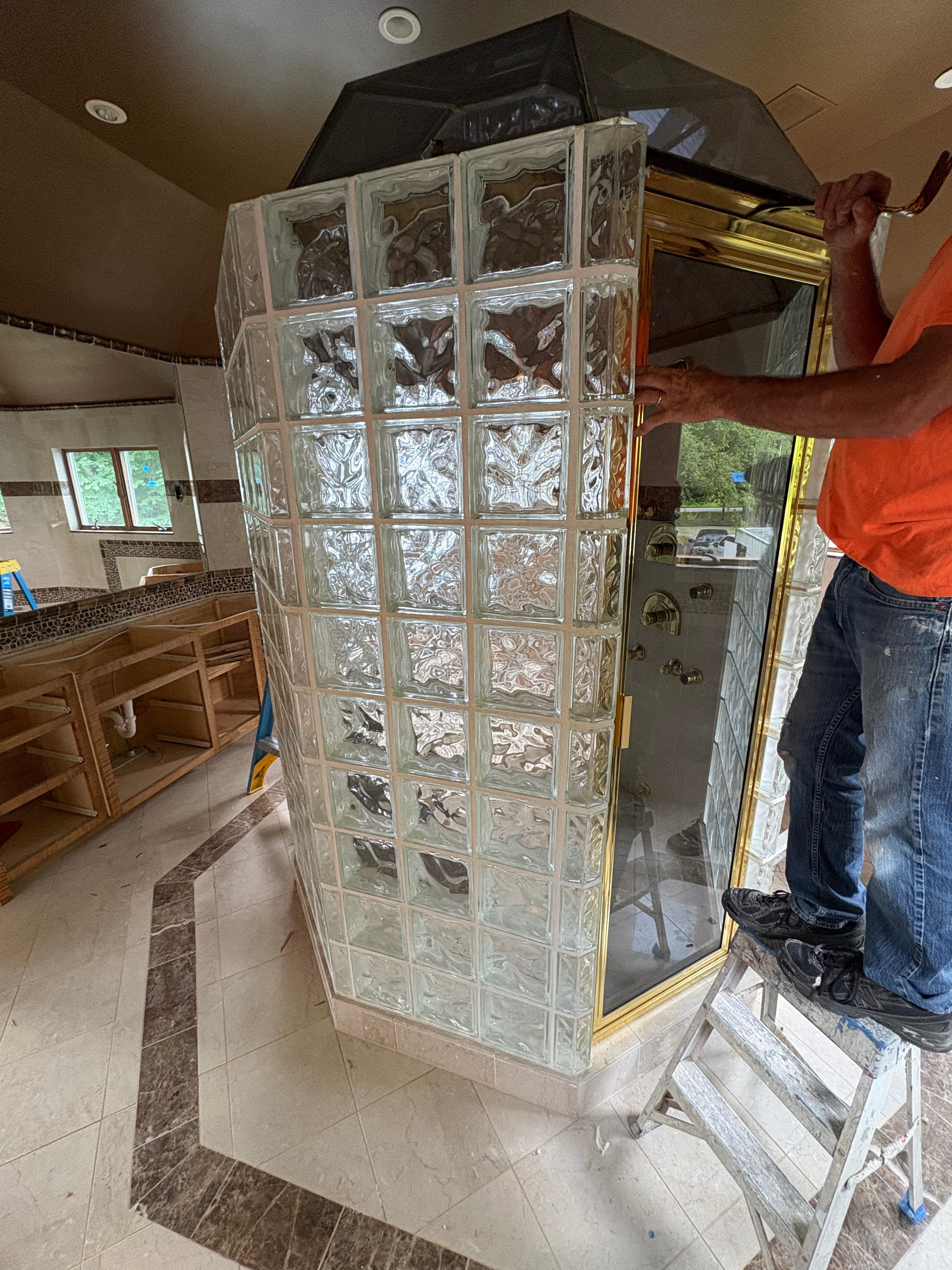 8x8x4” Glass Block