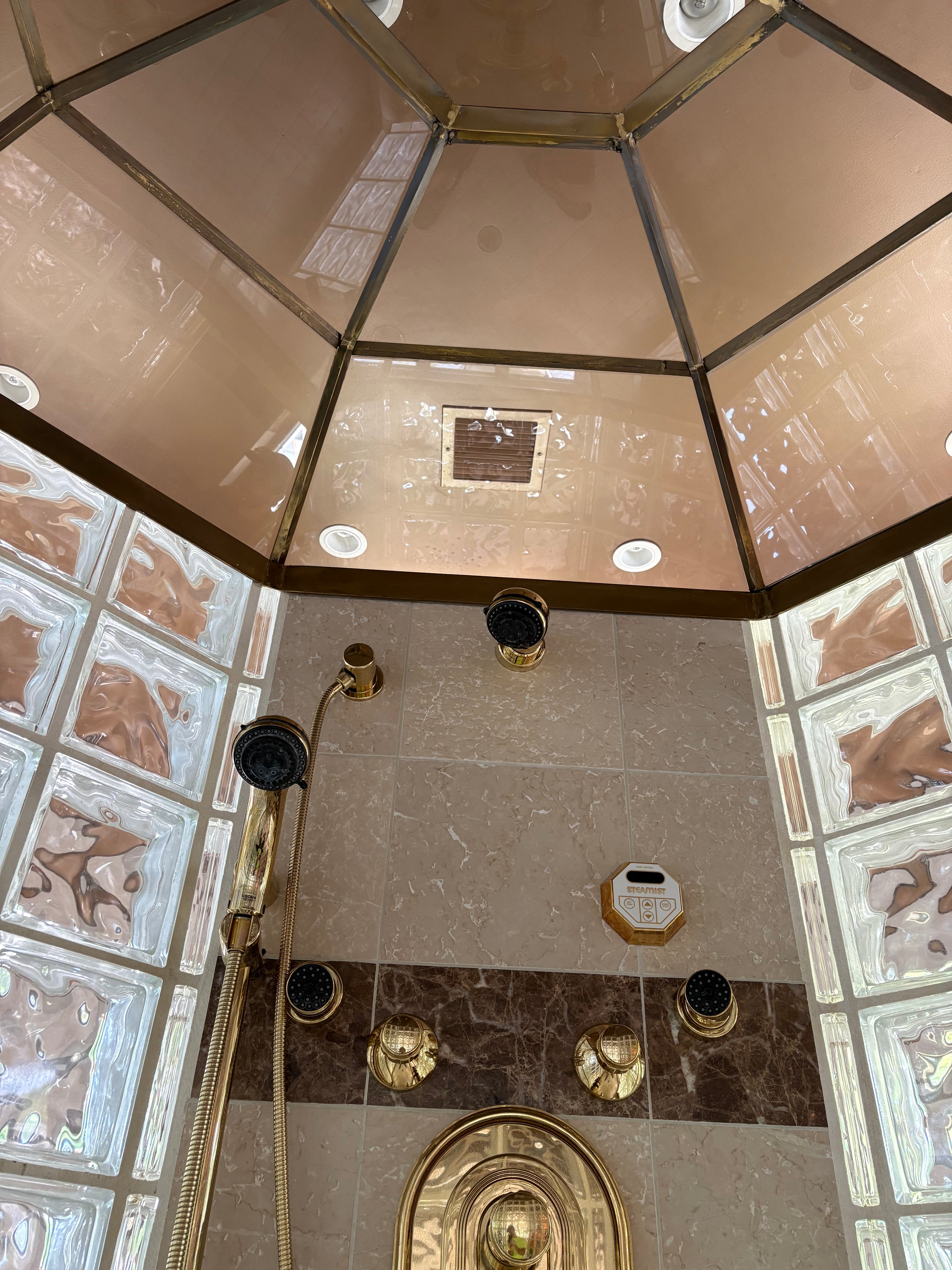 Brass Shower Dome