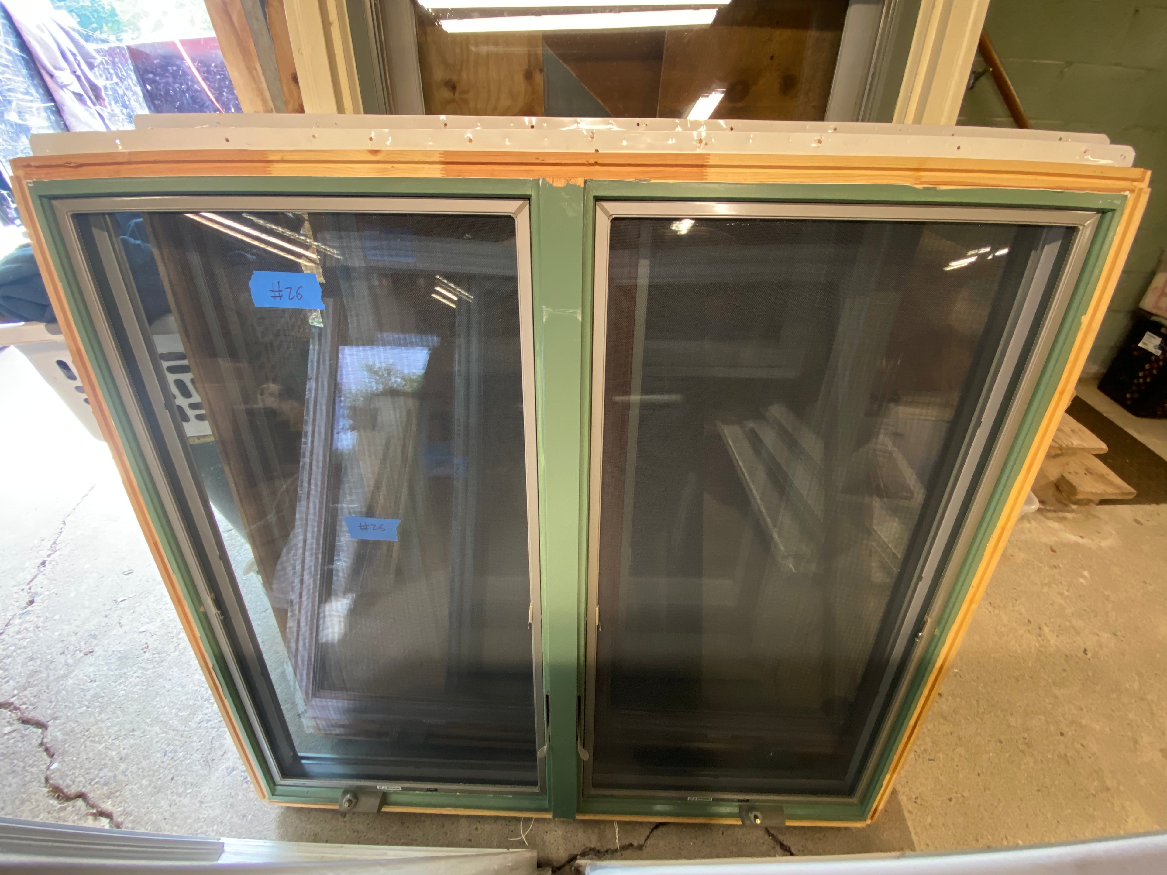 56.5x53 Double Casement Window
