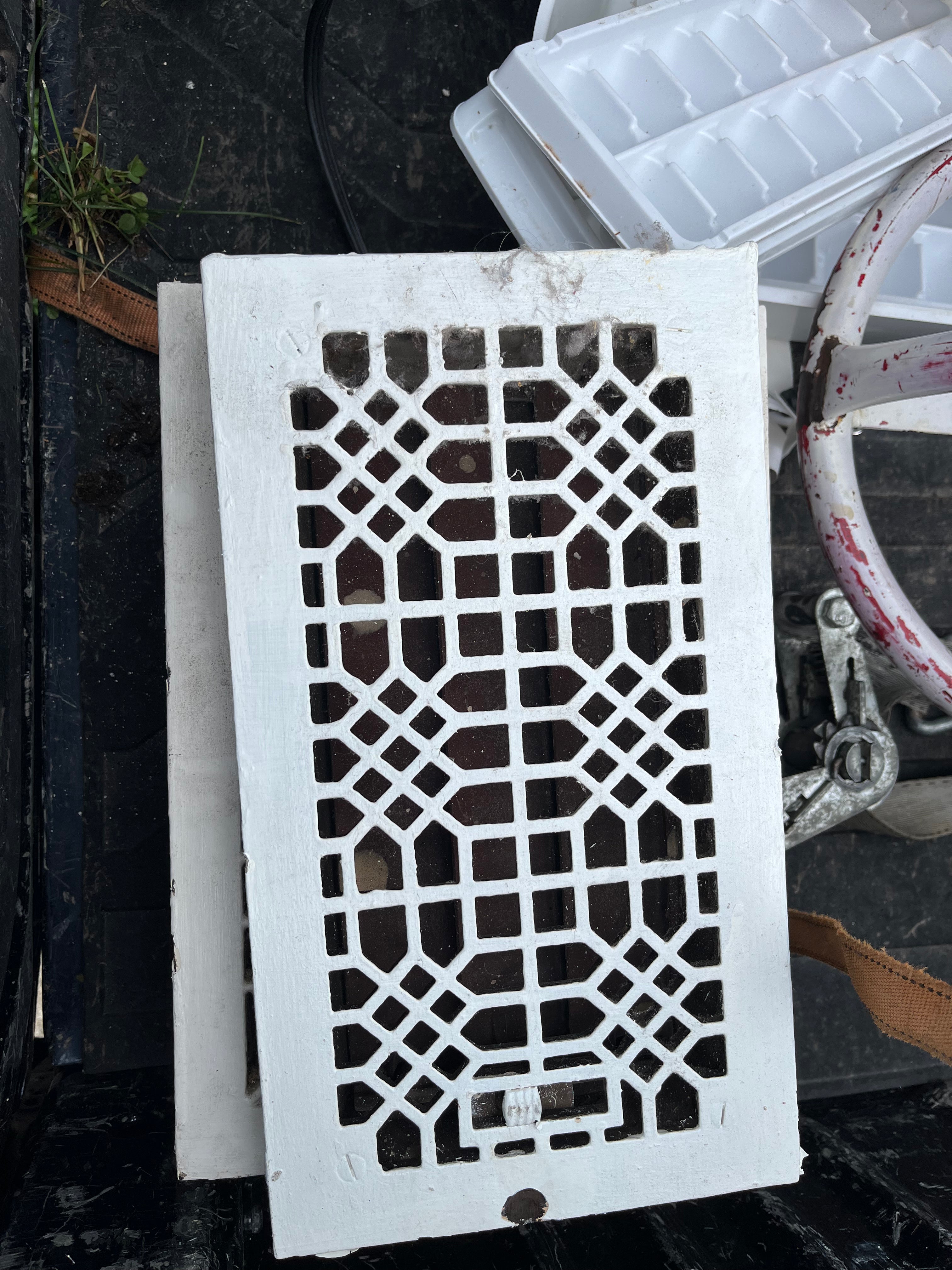 Cast iron wall register