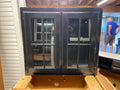 Black Glass Cabinet