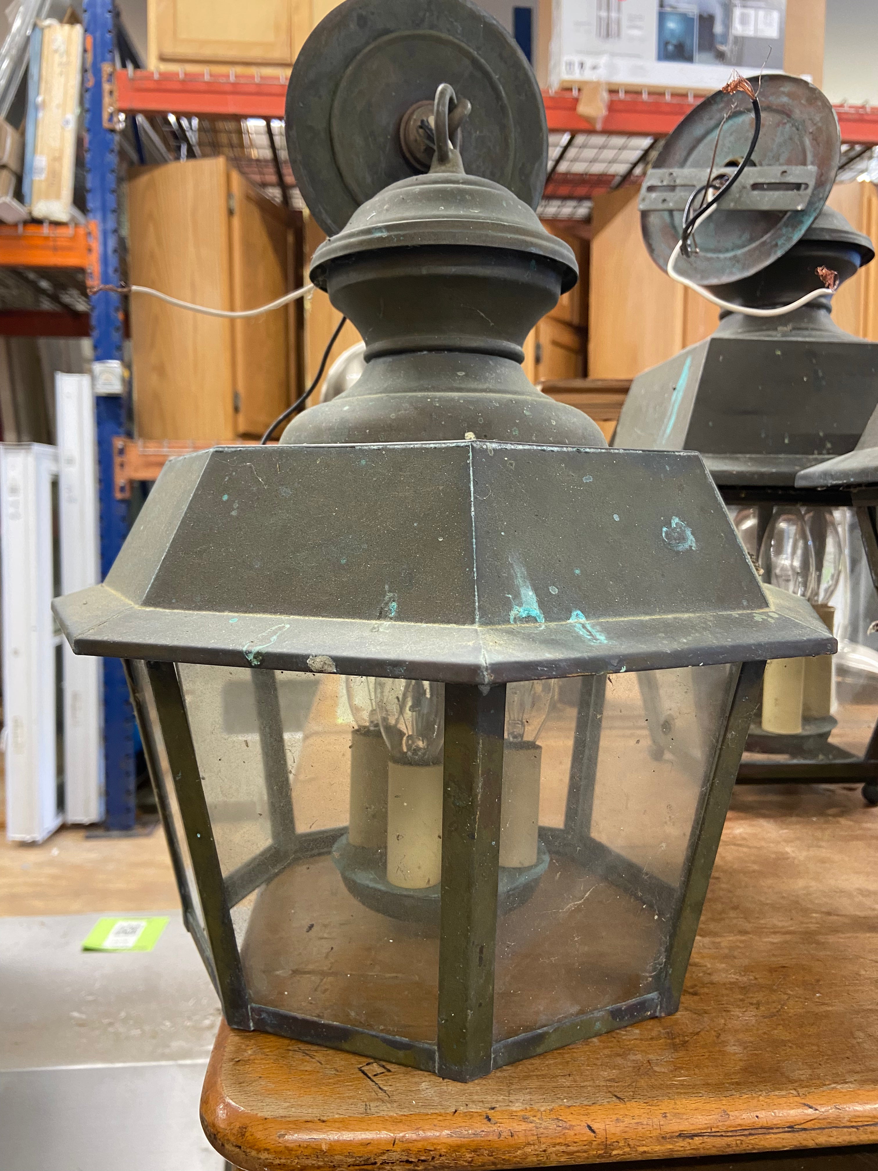 Hanging Brass Light