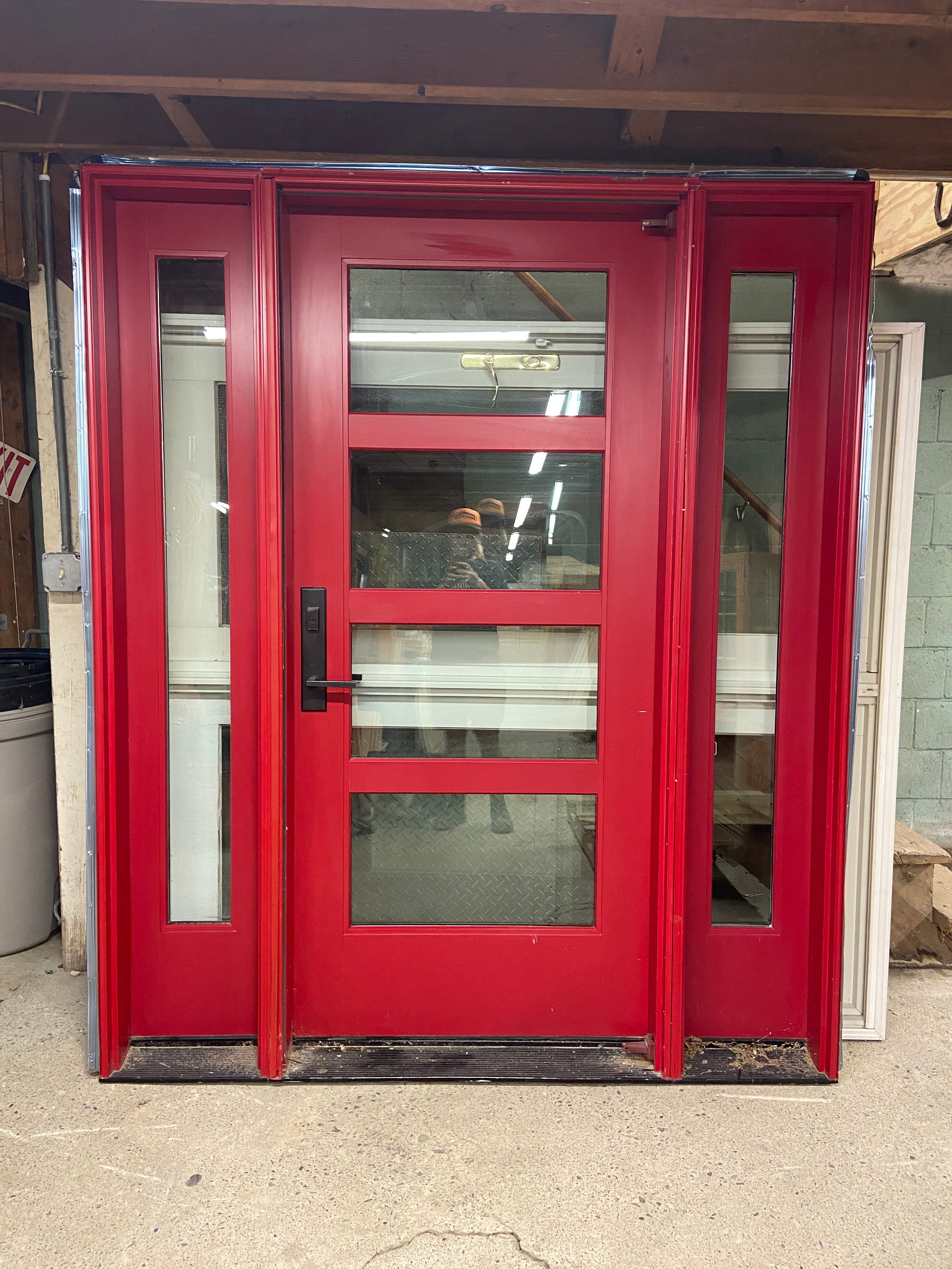 Red Entry Door