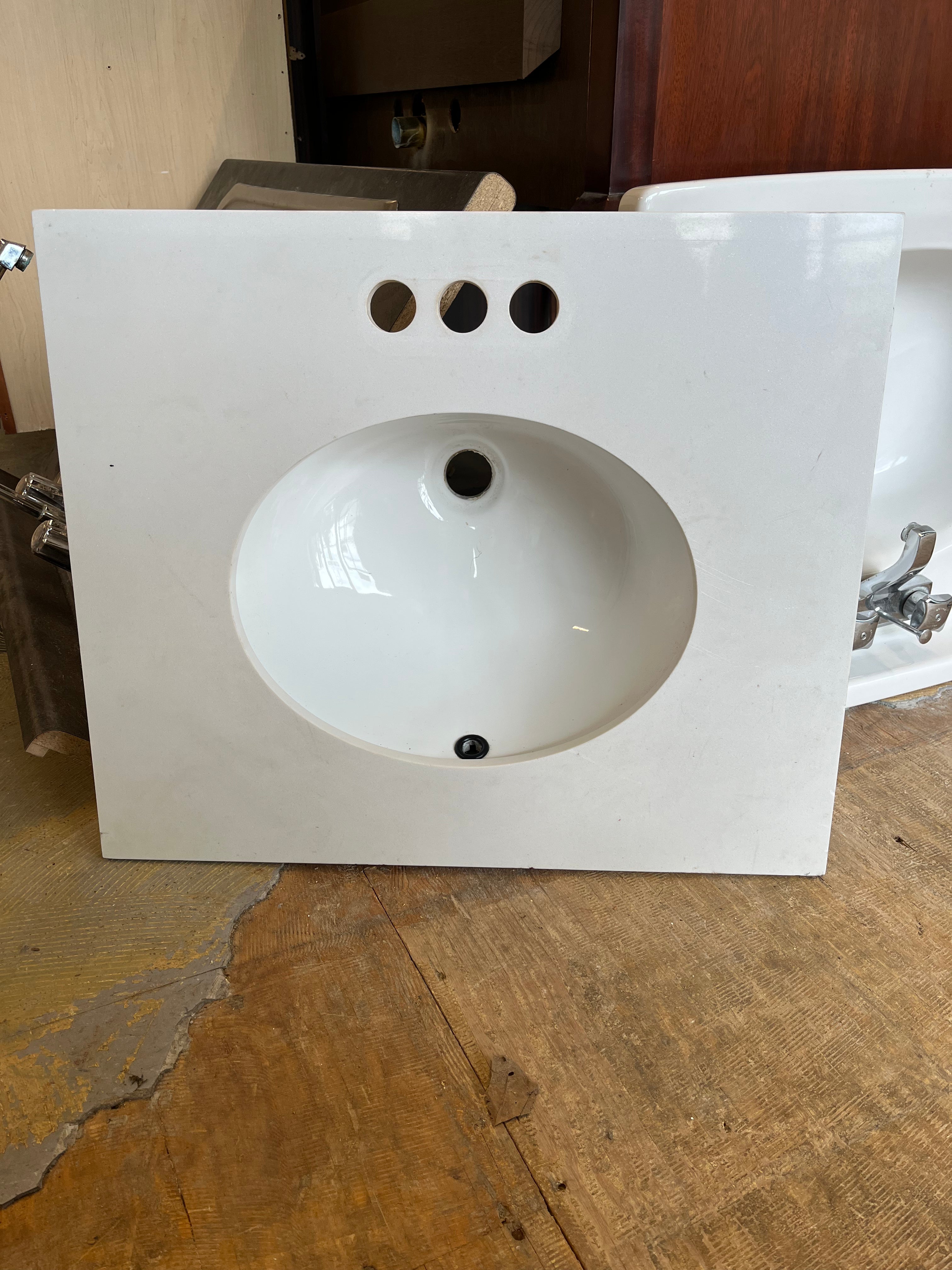 24" Vanity Sink Top