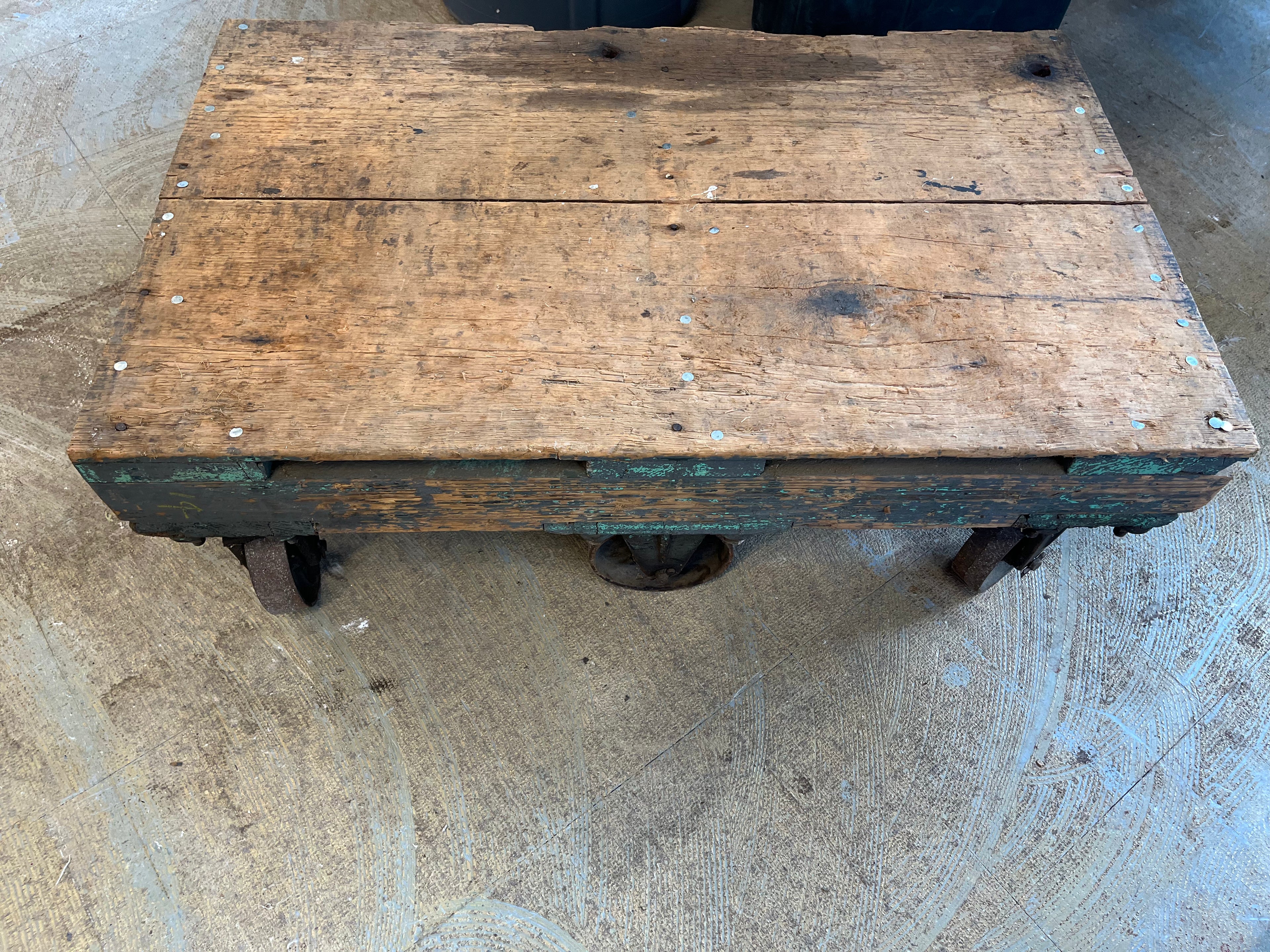 Vintage Luggage Cart