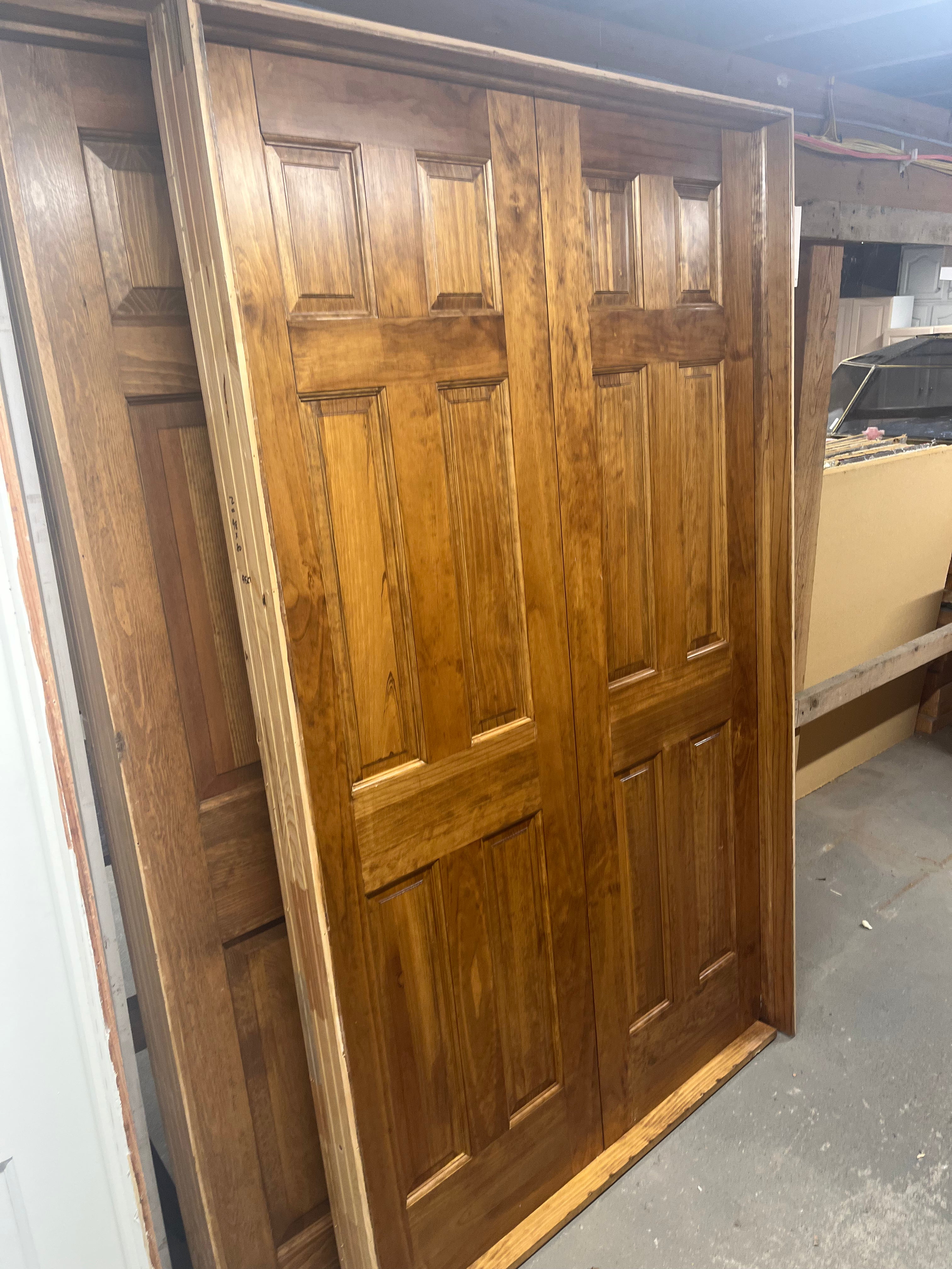 48” double pine door