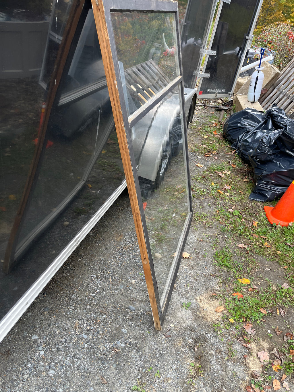 Huge Wavy Glass Sash