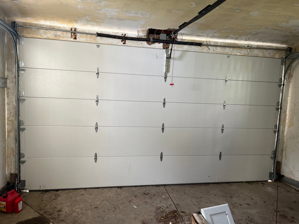 8x16’ metal insulated overhead door