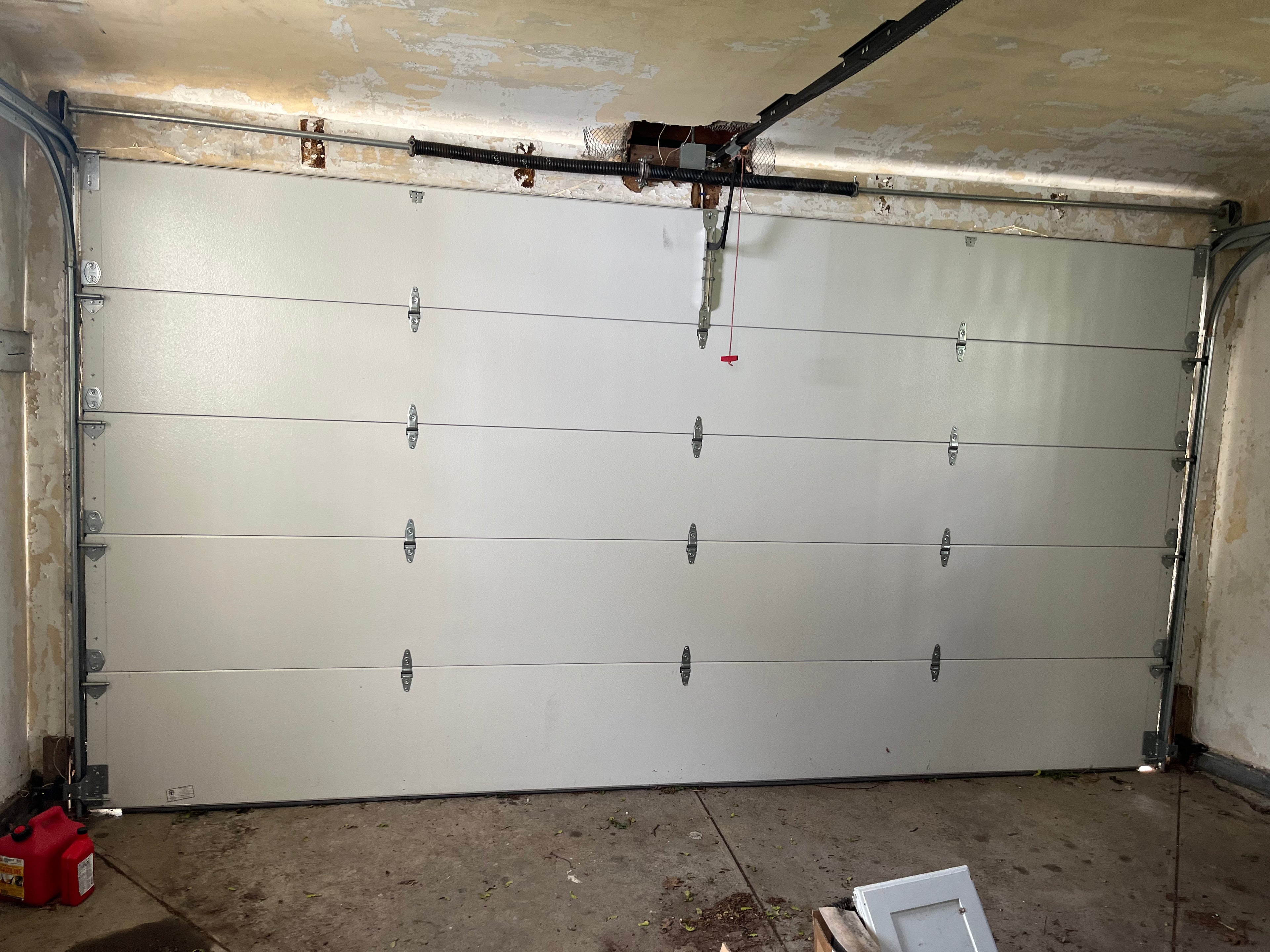 8x16’ metal insulated overhead door