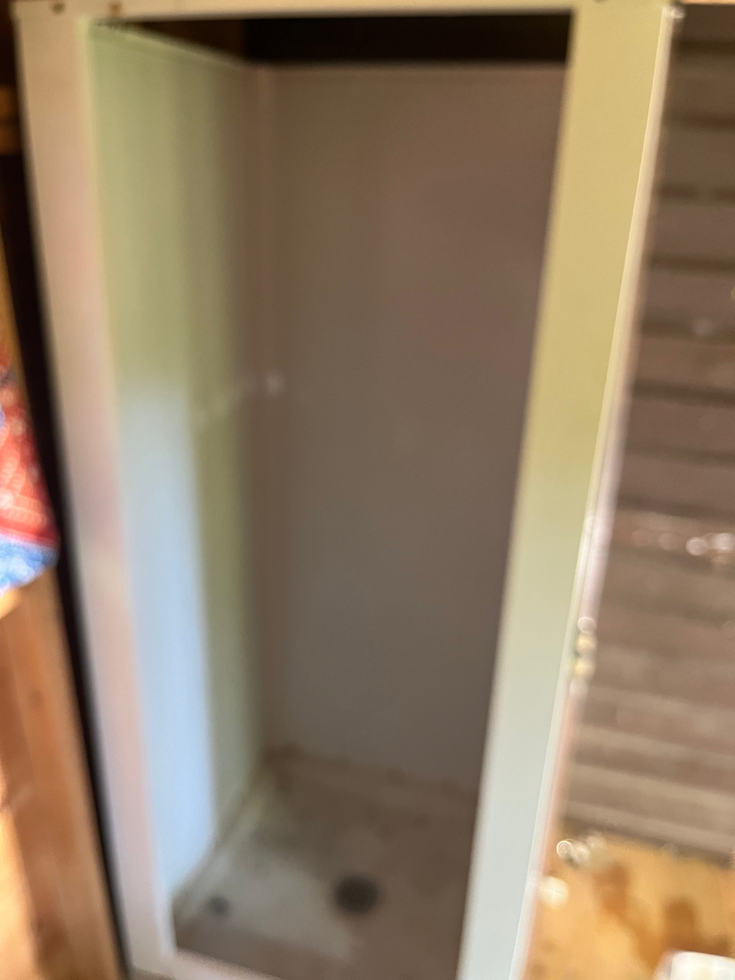 36” Metal Freestanding Shower Stall with control
