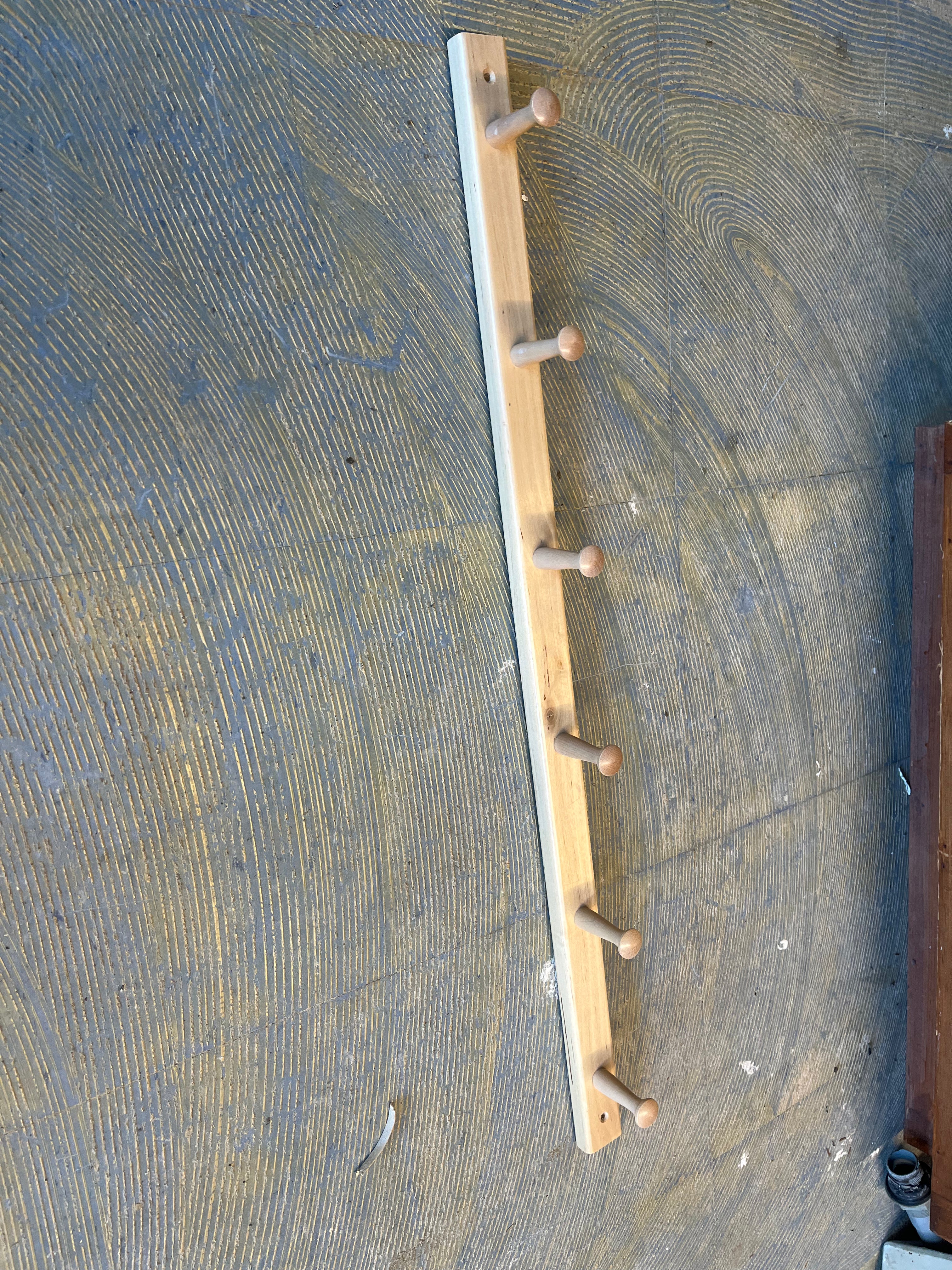 Maple Coat Hook Bar