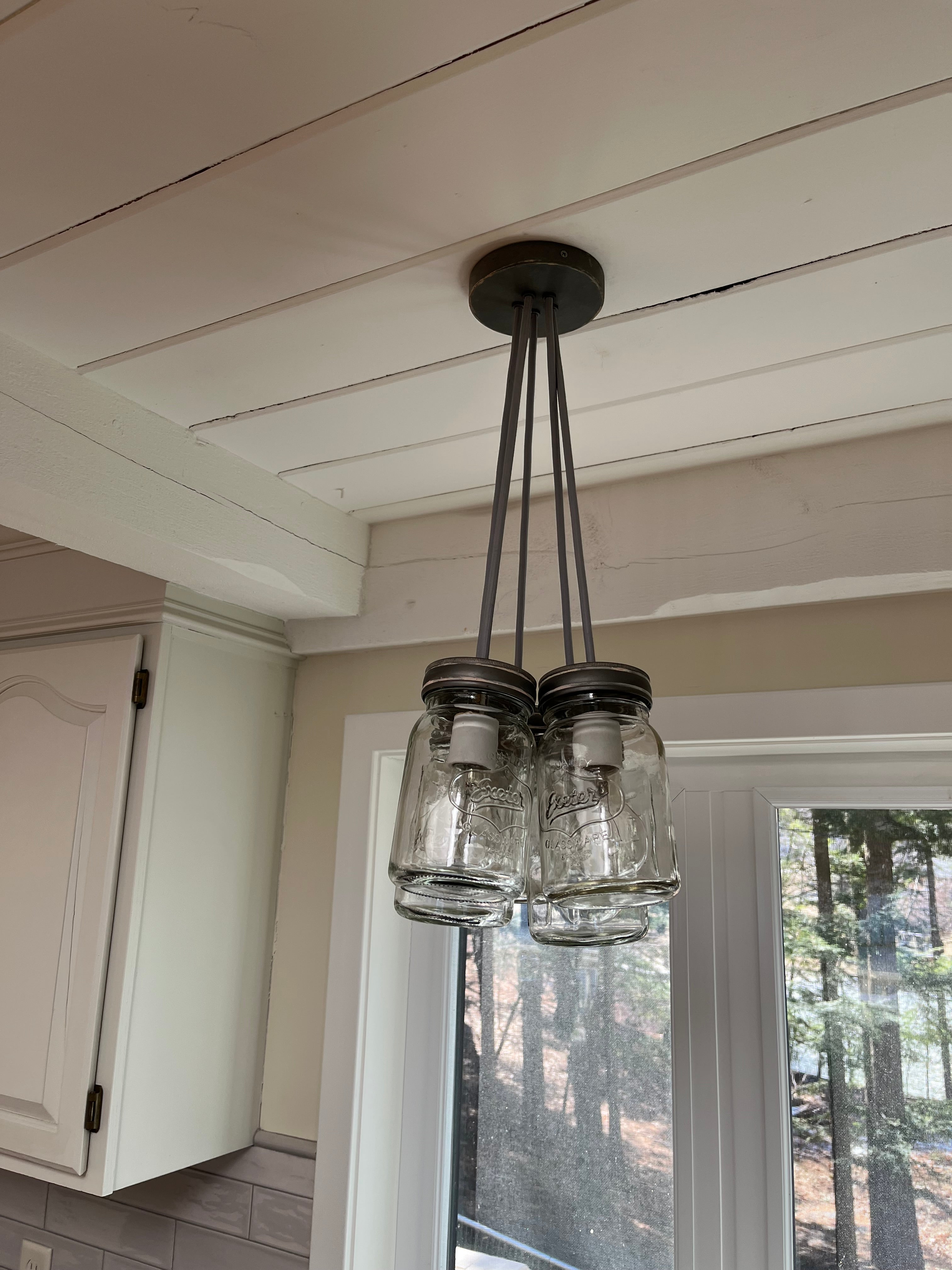 Mason Jar chandelier