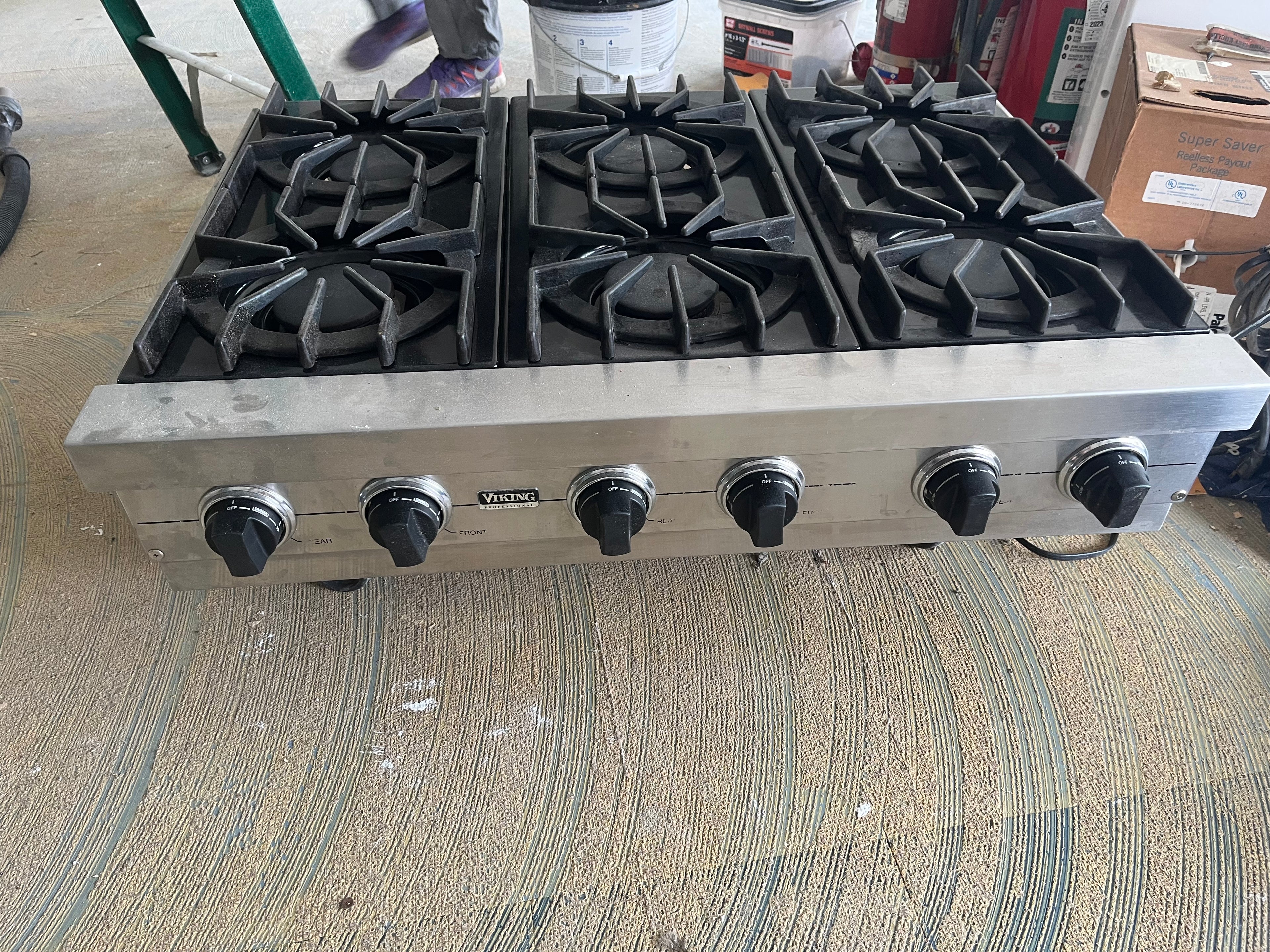 Viking 36” propane cooktop
